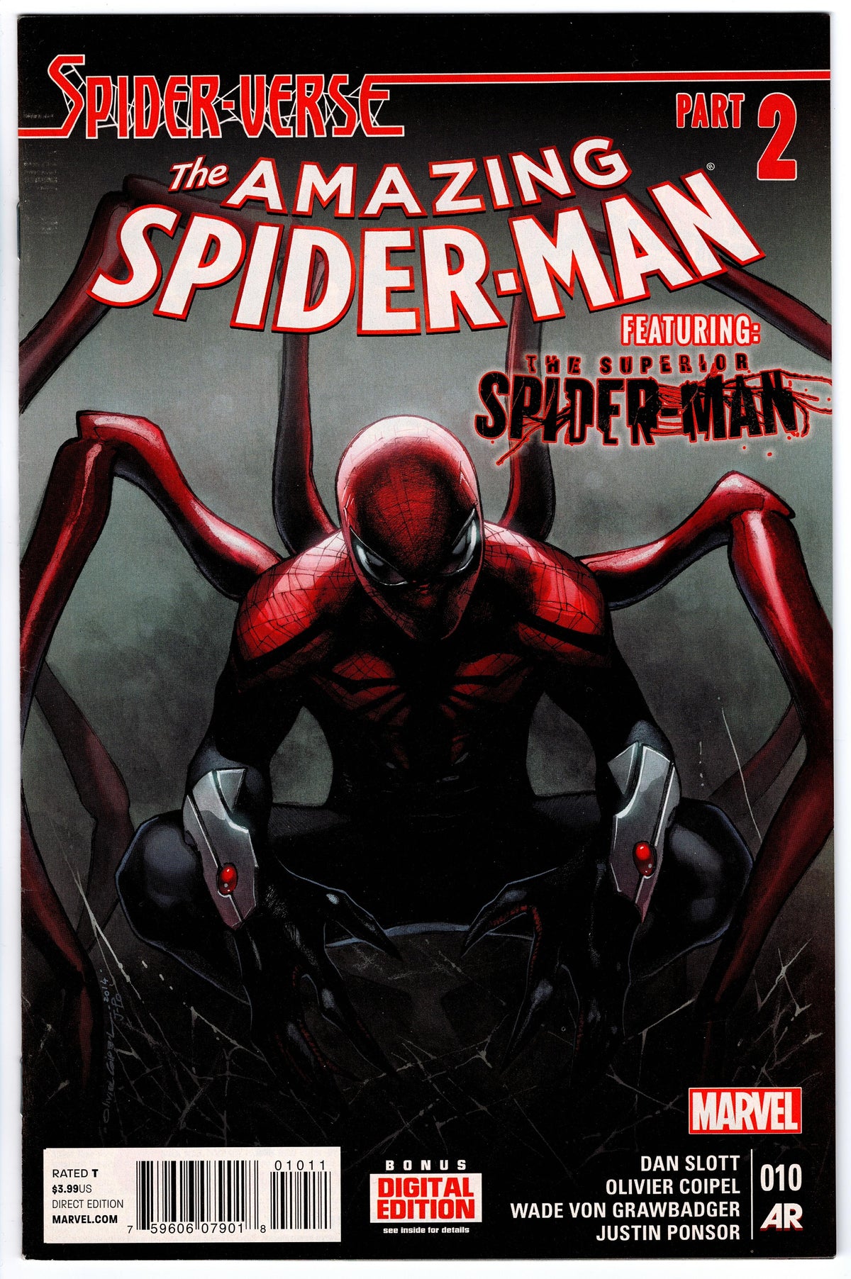 Amazing Spider-man #10 (2014 series) - 1st Spider-Punk!