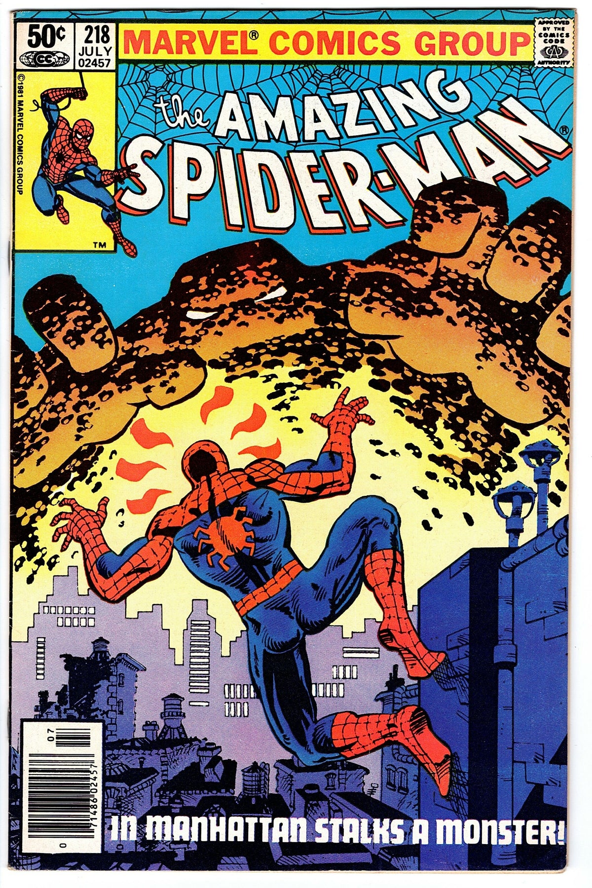 Amazing Spider-Man #218 - Newsstand