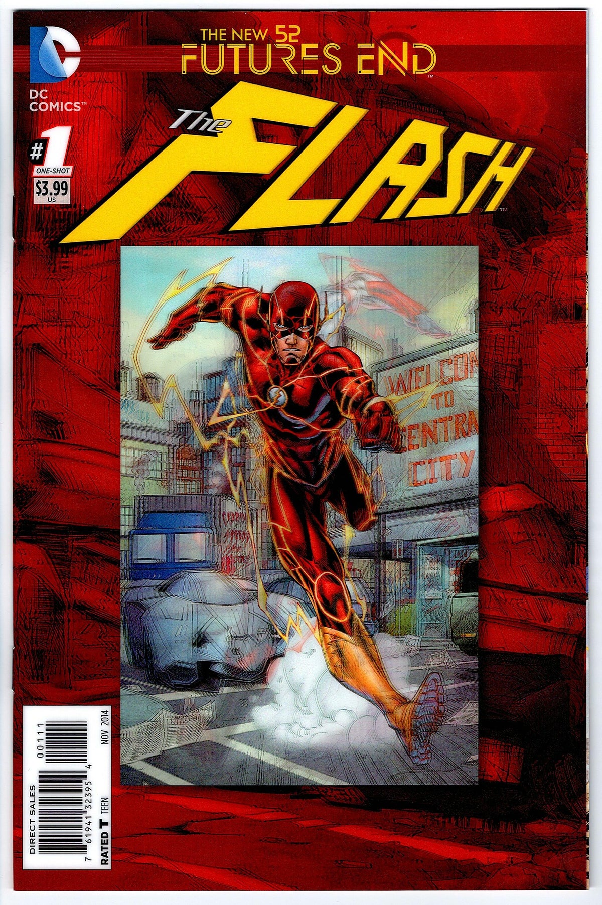 Futures End The Flash #1 3D Cover