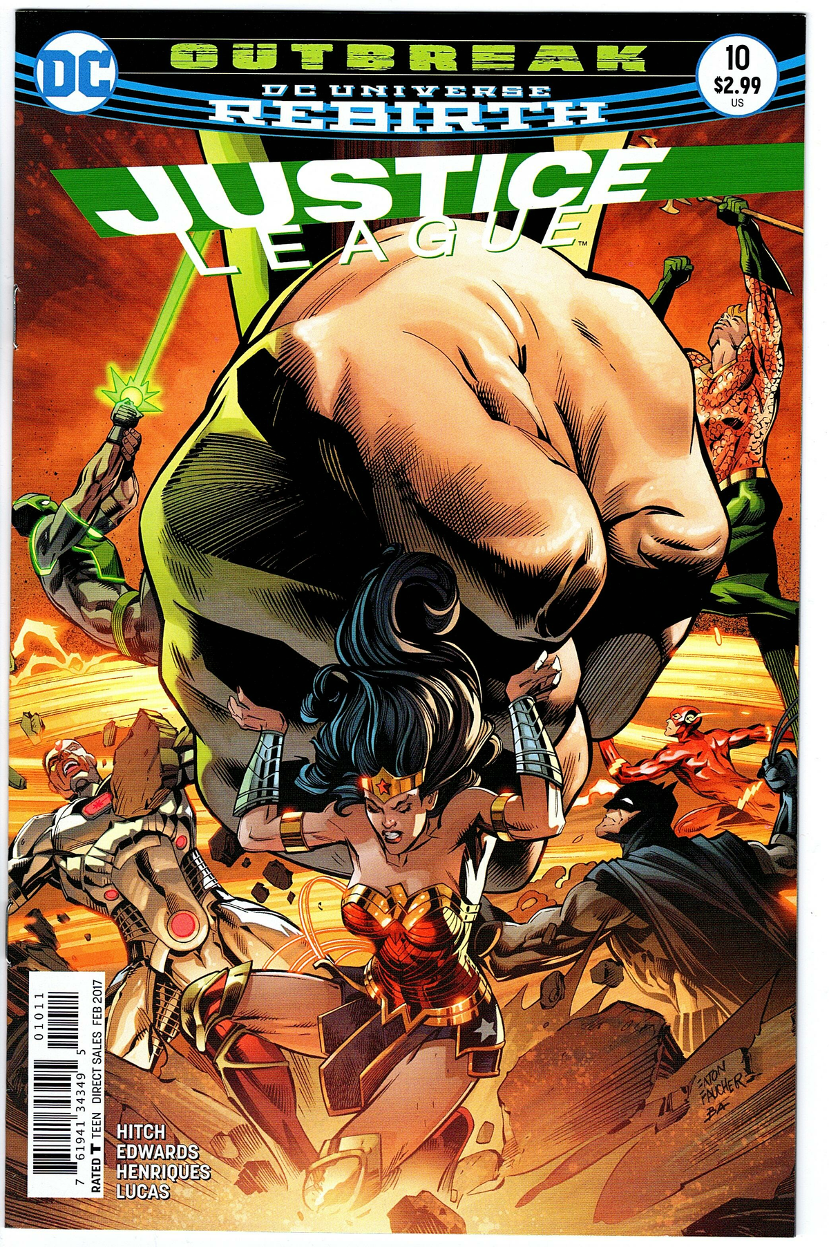 Justice League #10 (2016 series)
