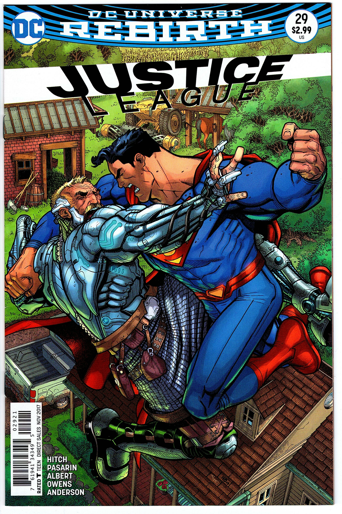 Justice League #29 (2016 series) - cover b