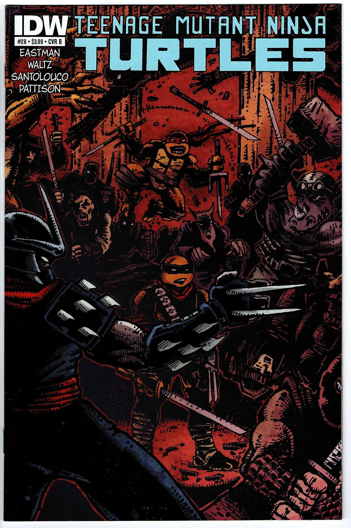 Teenage Mutant Ninja Turtles #28 Cvr B (2011 series)