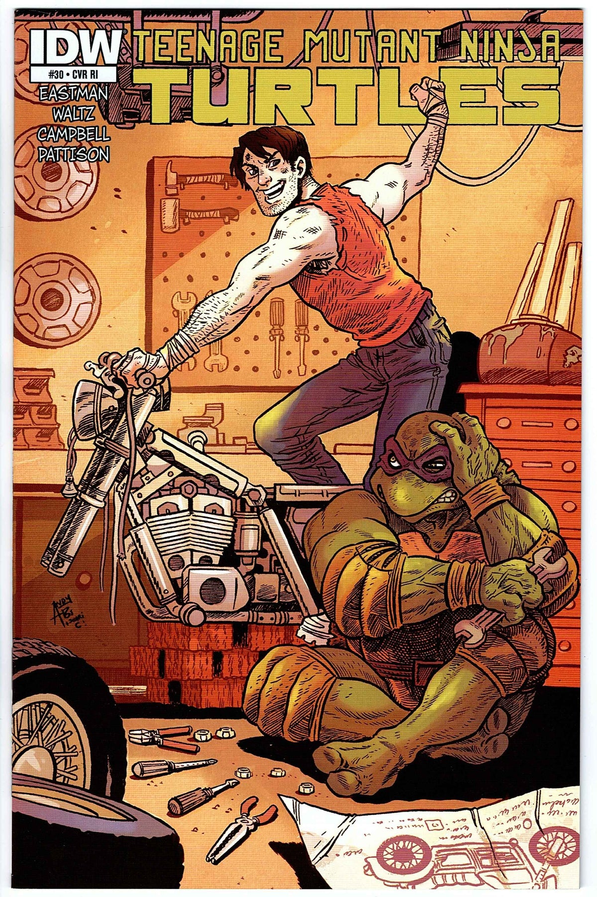 Teenage Mutant Ninja Turtles #30 Cvr RI (2011 series)