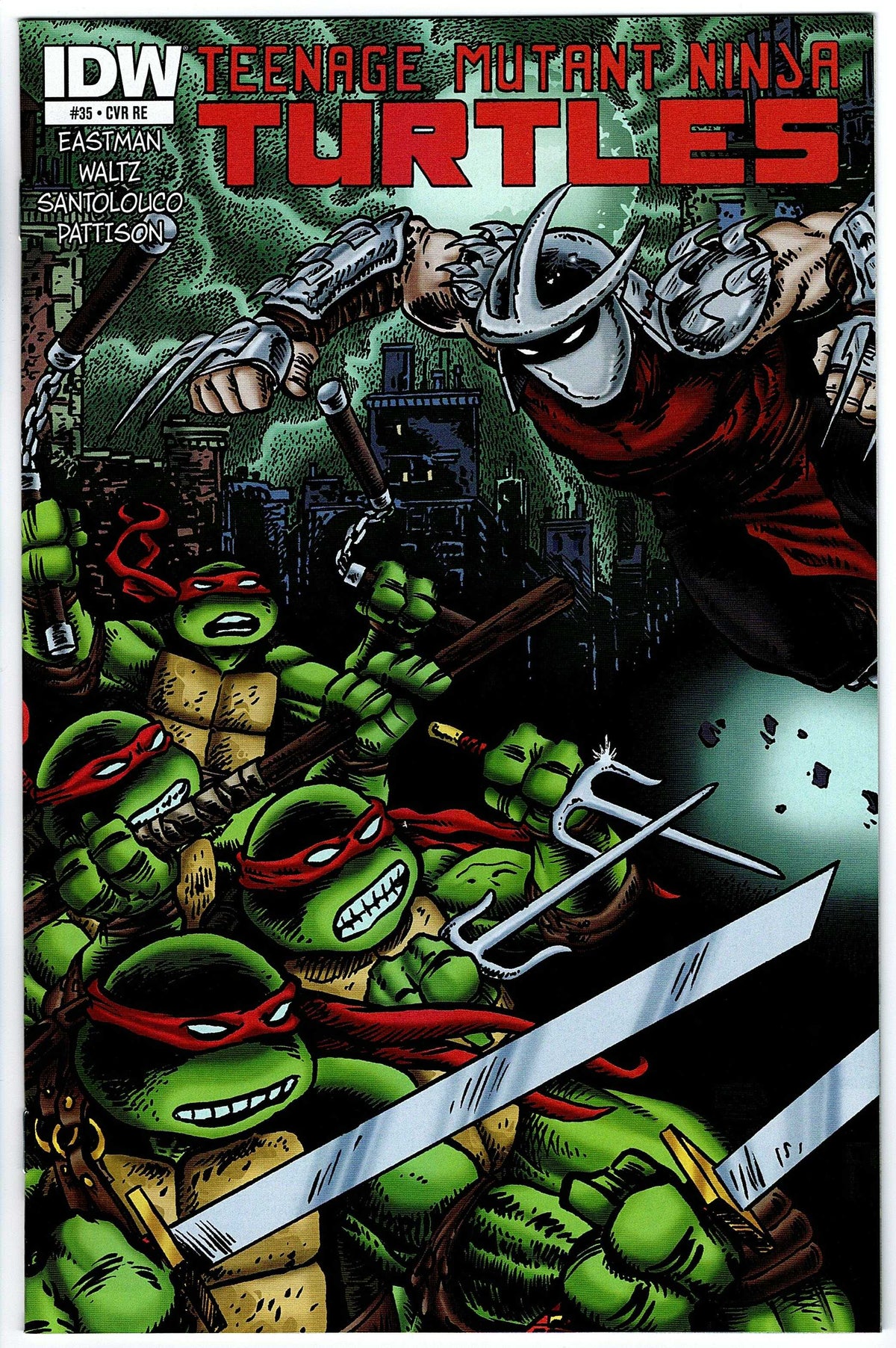 Teenage Mutant Ninja Turtles #35 Cvr RE (2011 series)