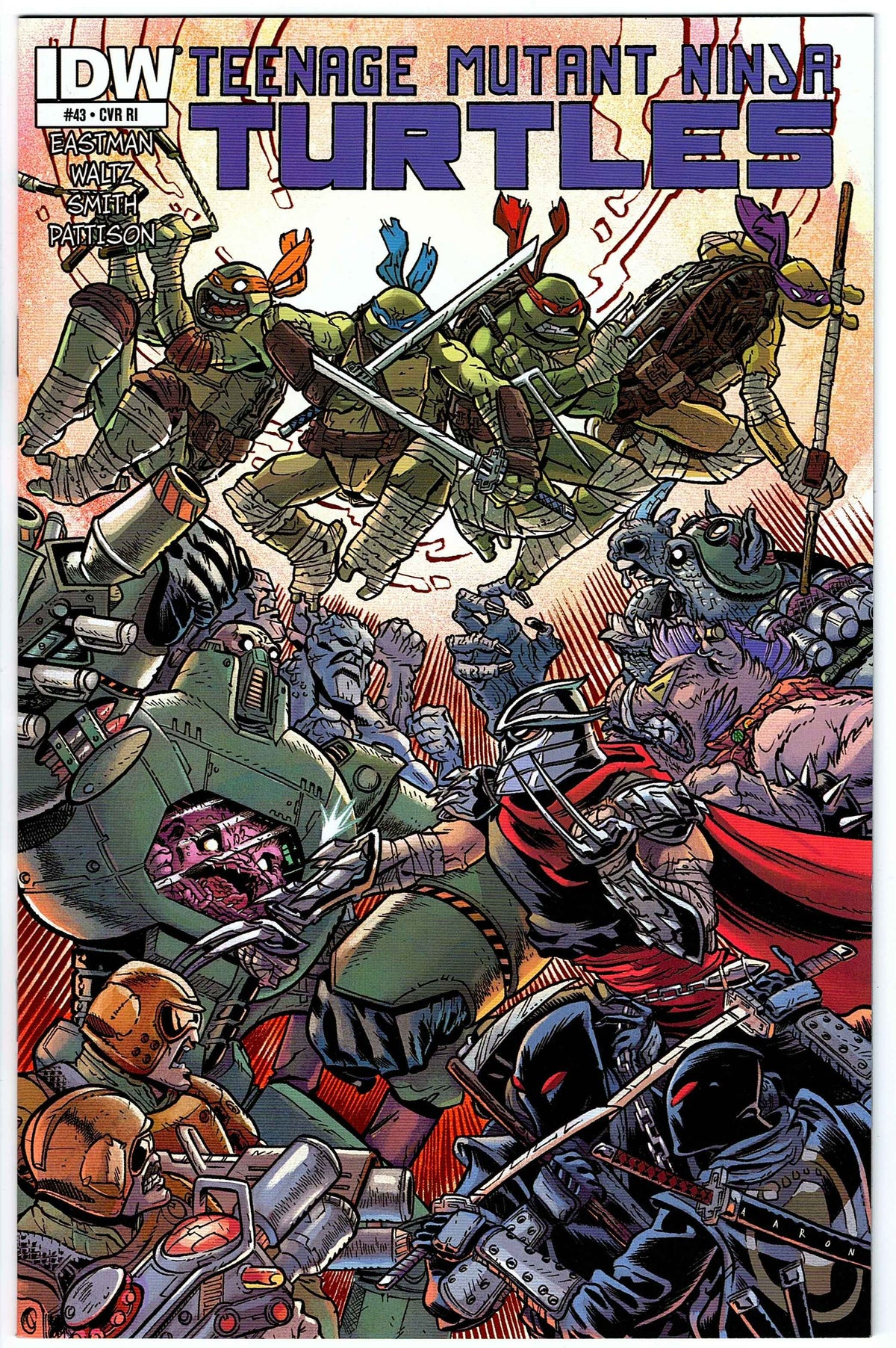 Teenage Mutant Ninja Turtles #43 Cvr RI (2011 series)