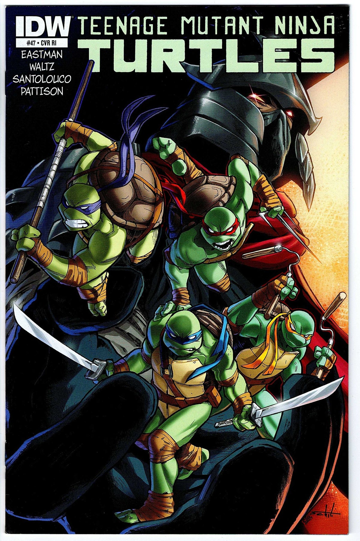Teenage Mutant Ninja Turtles #47 Cvr RI (2011 series)