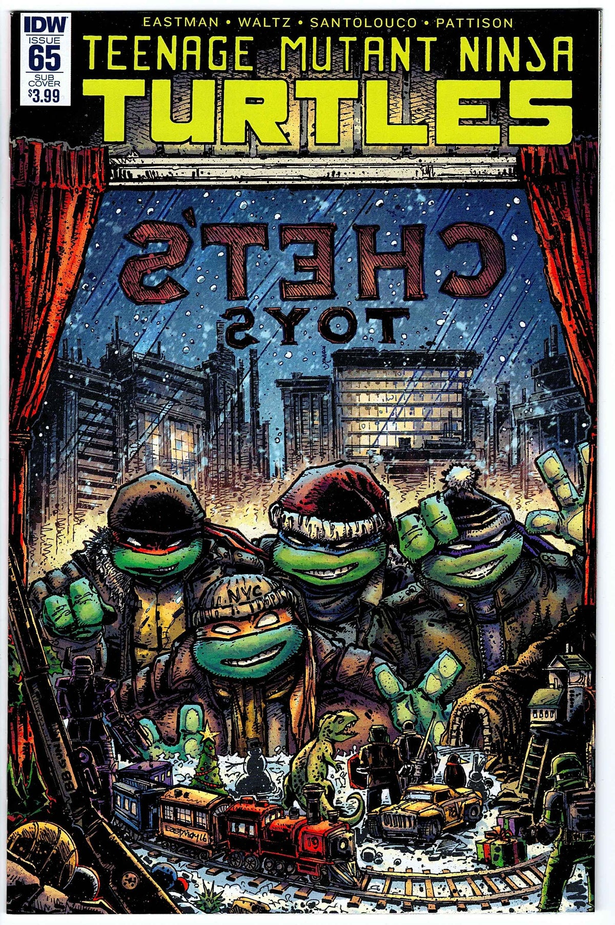 Teenage Mutant Ninja Turtles #65 SUB Cvr (2011 series)