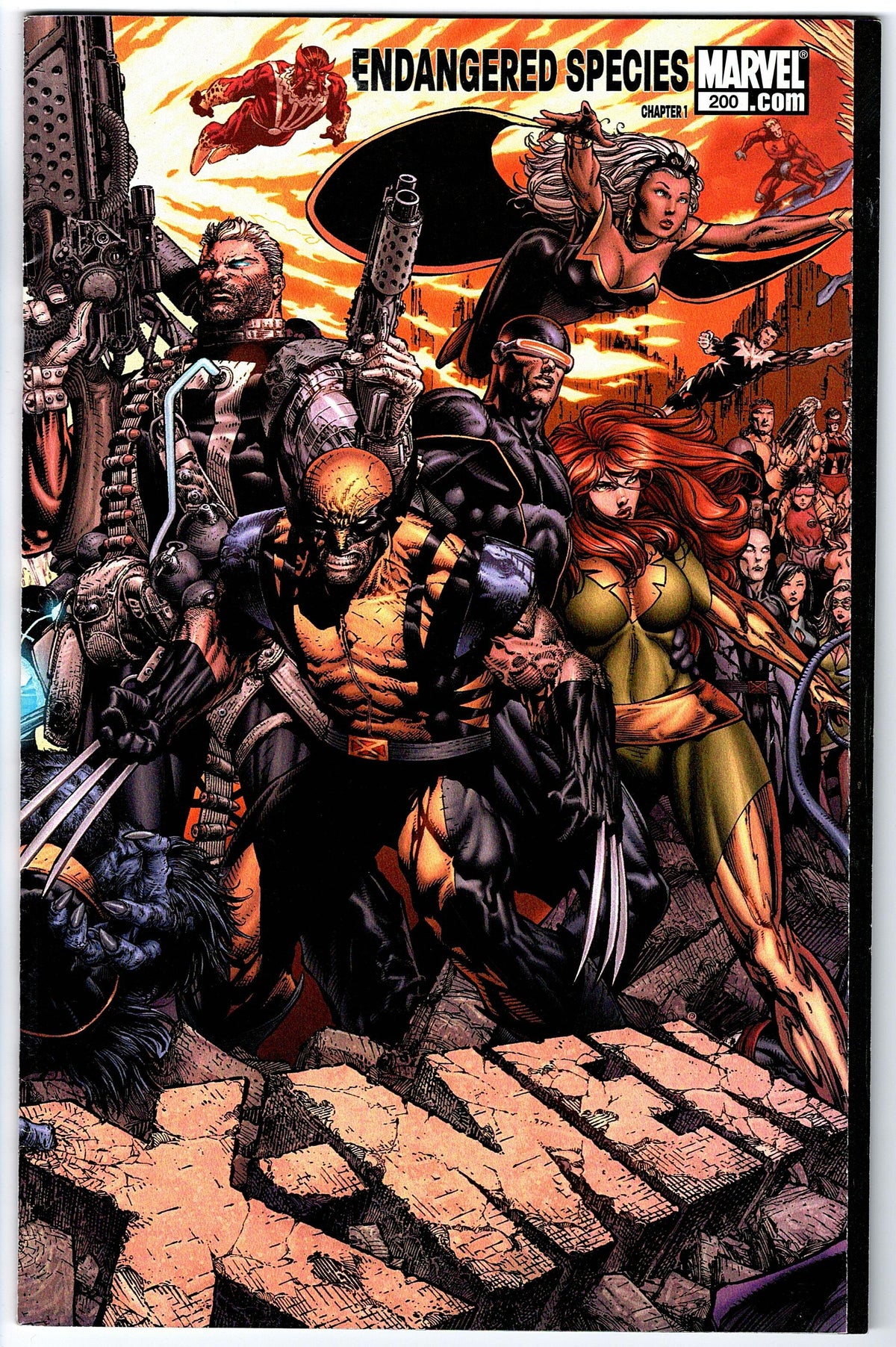 X-MEN #200 - Cover C (2007 Marvel)