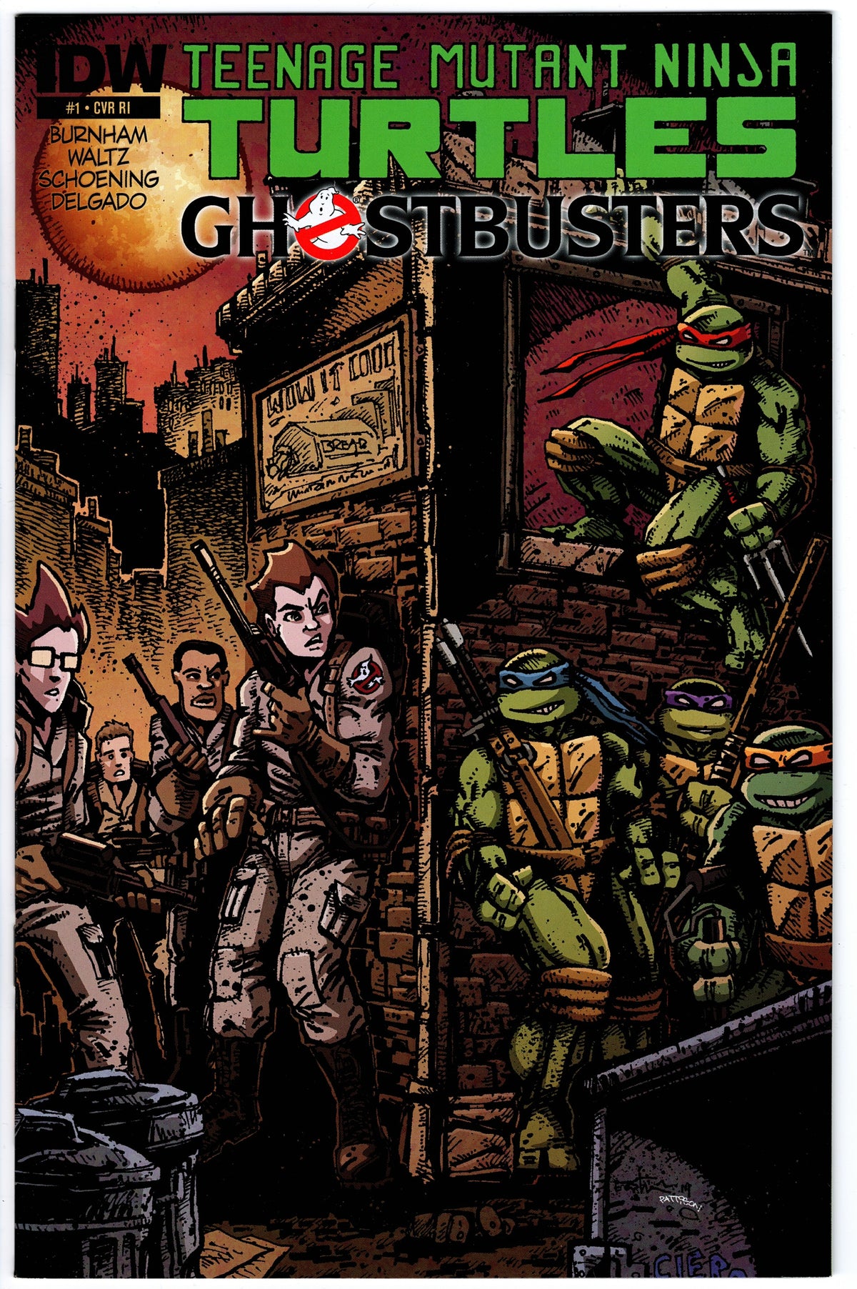 Teenage Mutant Ninja Turtles Ghostbusters #1 - 1:10 Variant