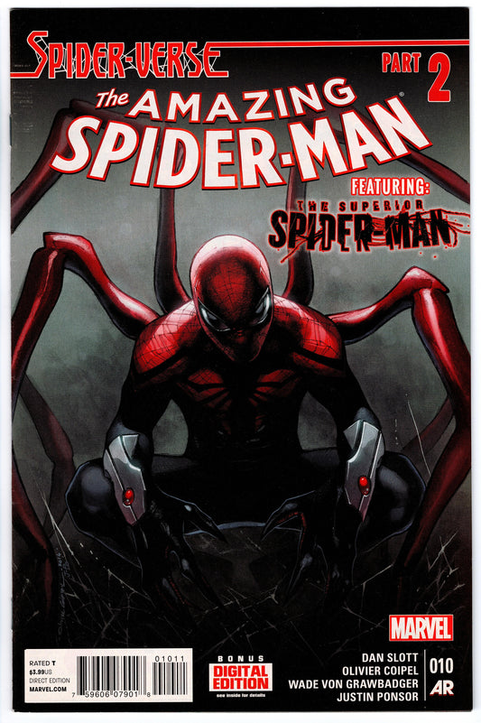 Amazing Spider-man #10 (2014 series) - 1st Spider-Punk!