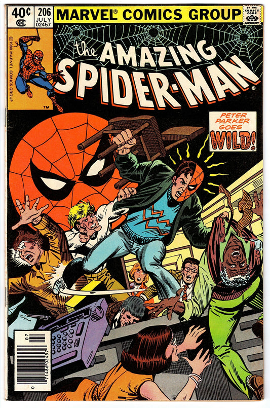 Amazing Spider-Man #206 - Newsstand