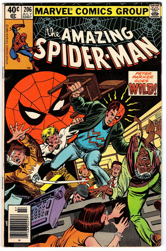 Amazing Spider-Man #206 - Newsstand ³