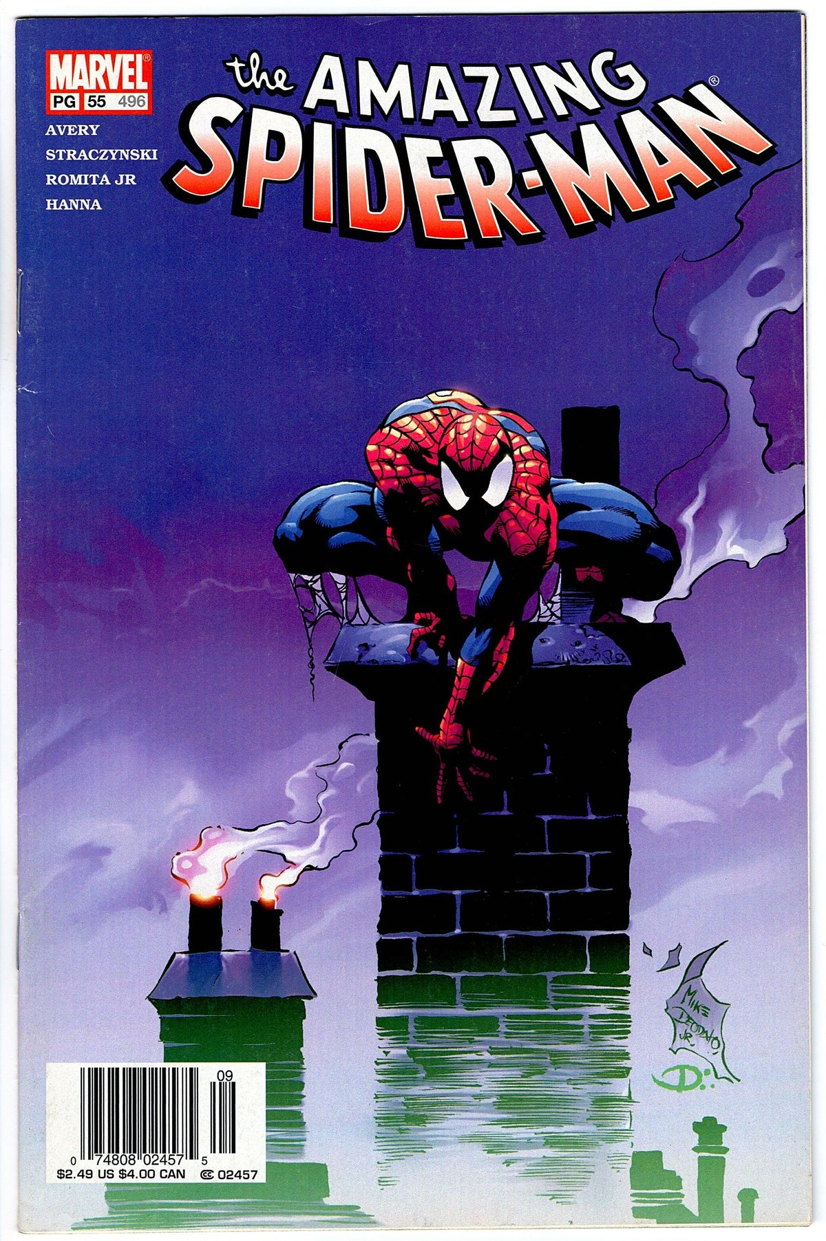 Amazing Spider-Man (1998 Series) #55 (LGY #496) Newsstand