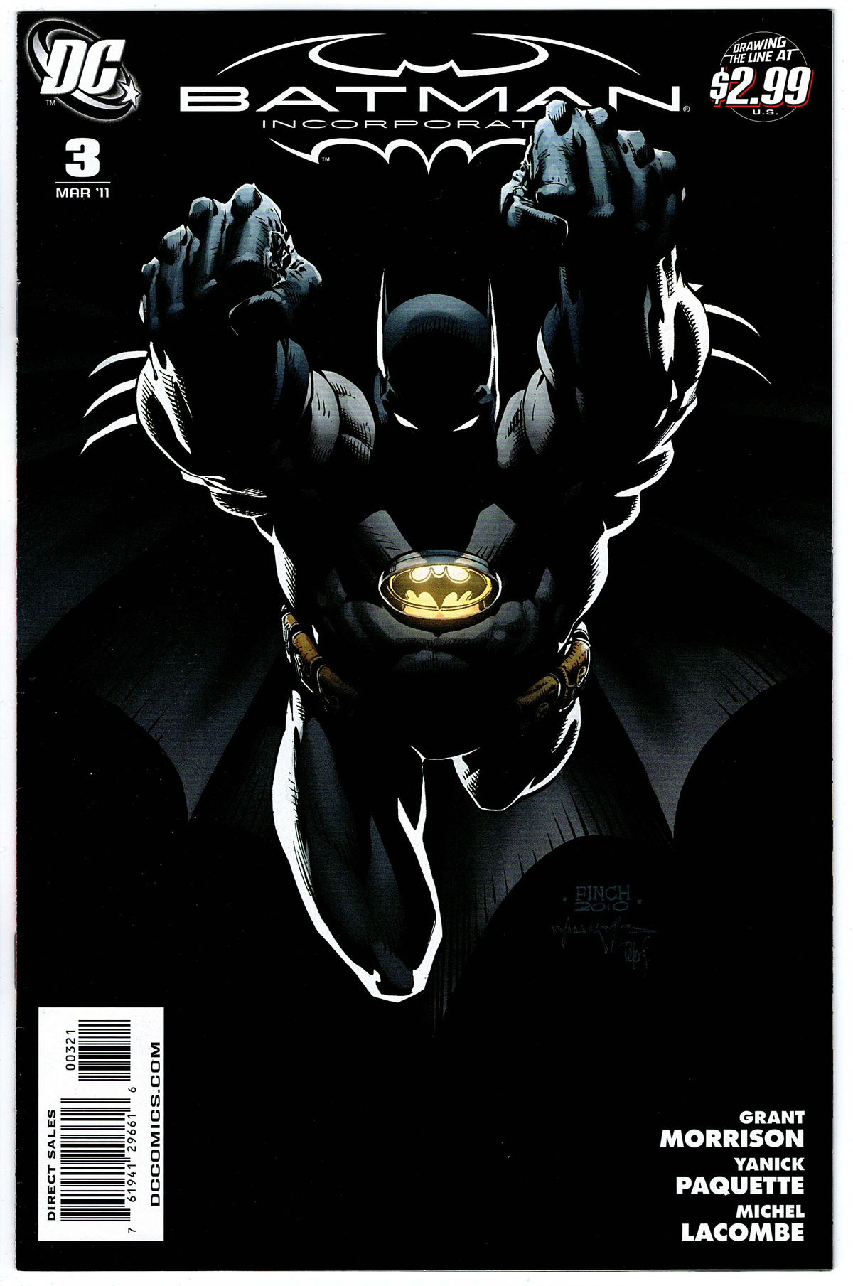 Batman Incorporated #3 - 1:25 David Finch Variant (2010)