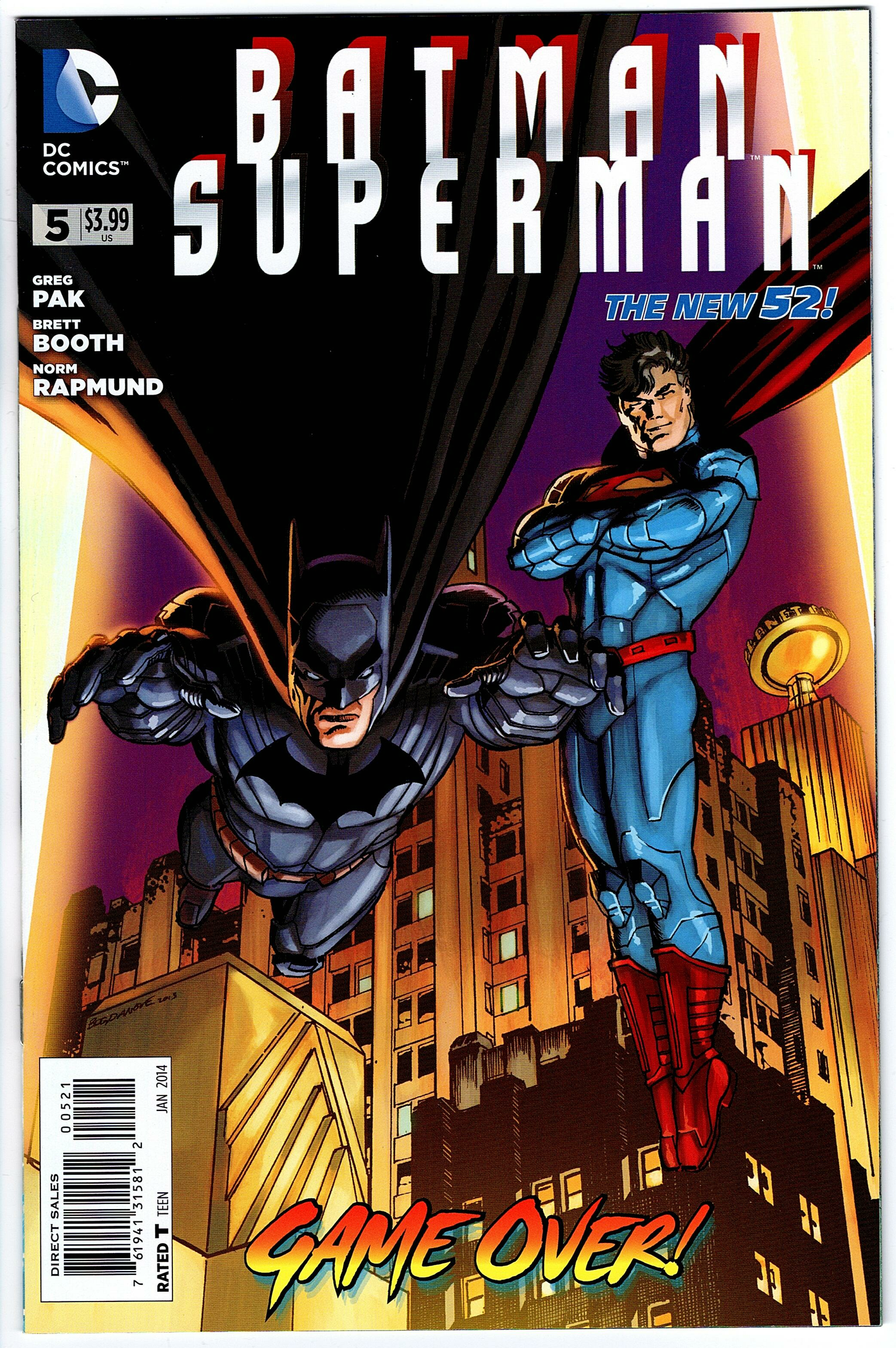 Batman Superman #5 Cover B (2013 series)
