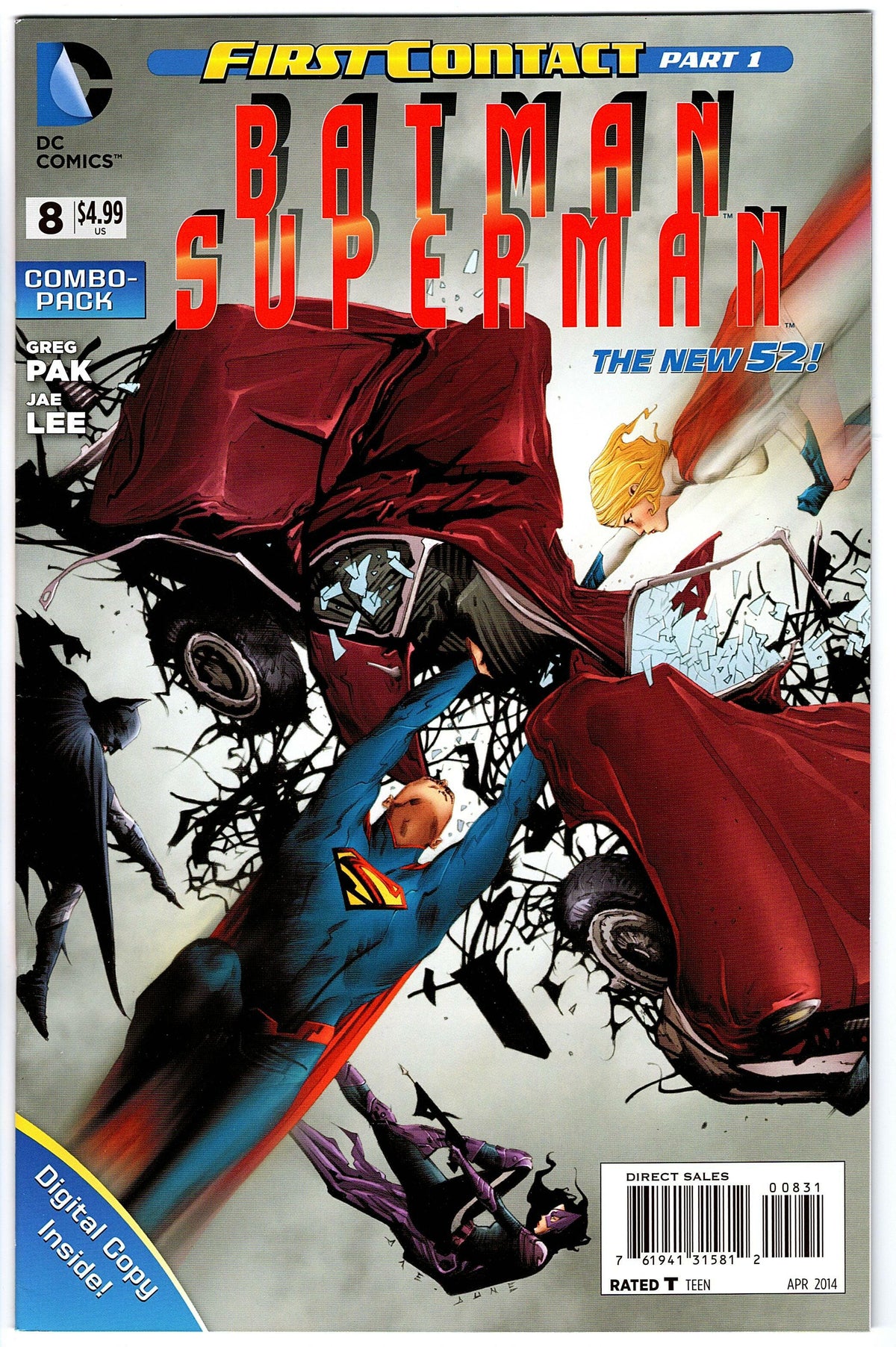 Batman Superman #8 - New 52! Combo