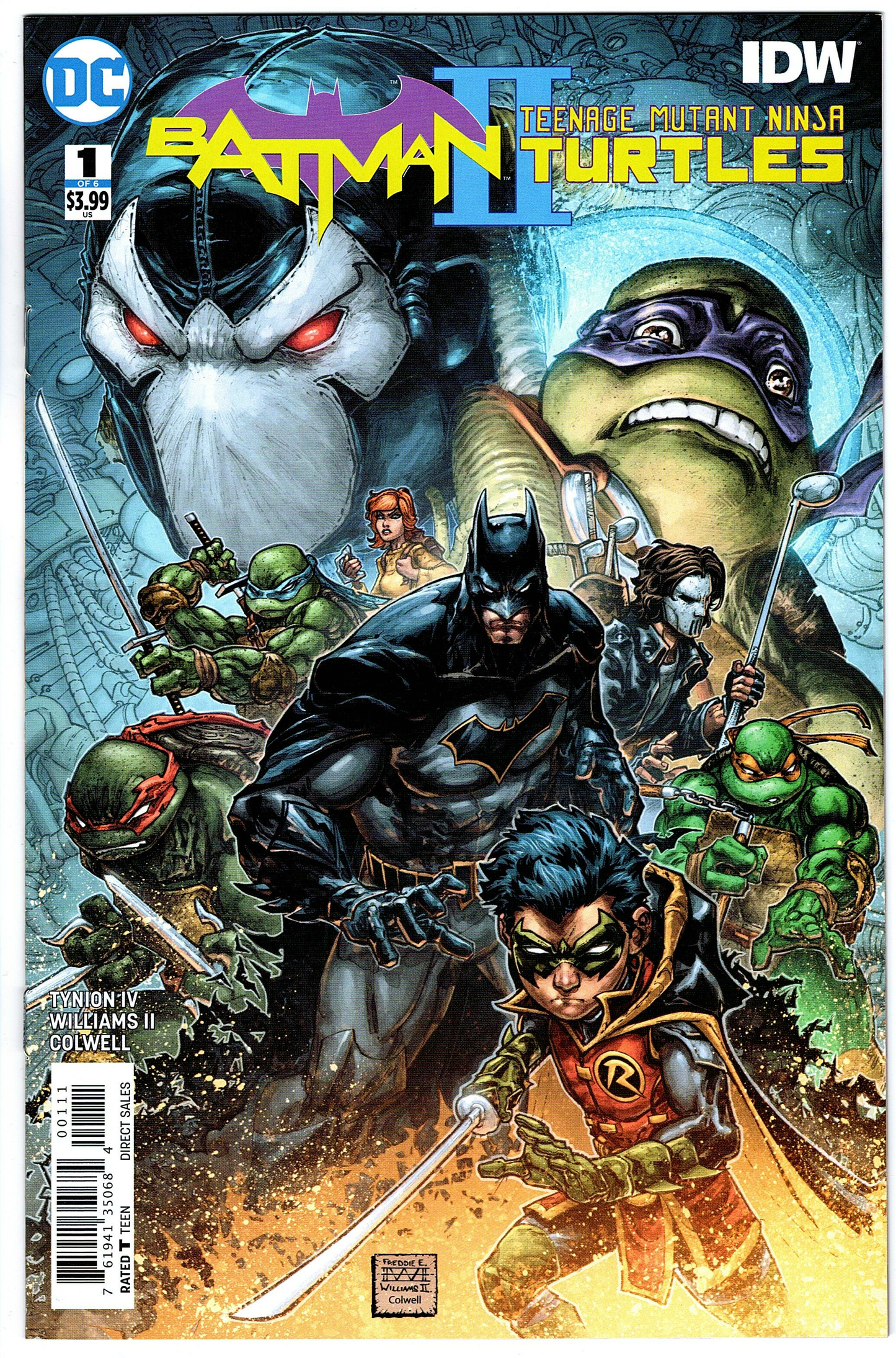Batman Teenage Mutant Ninja Turtles II #1