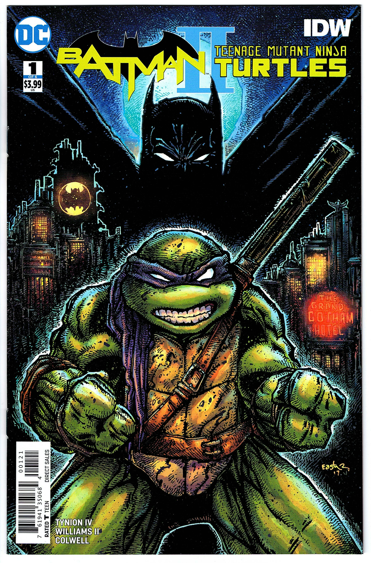 Batman Teenage Mutant Ninja Turtles II #1 Cover B