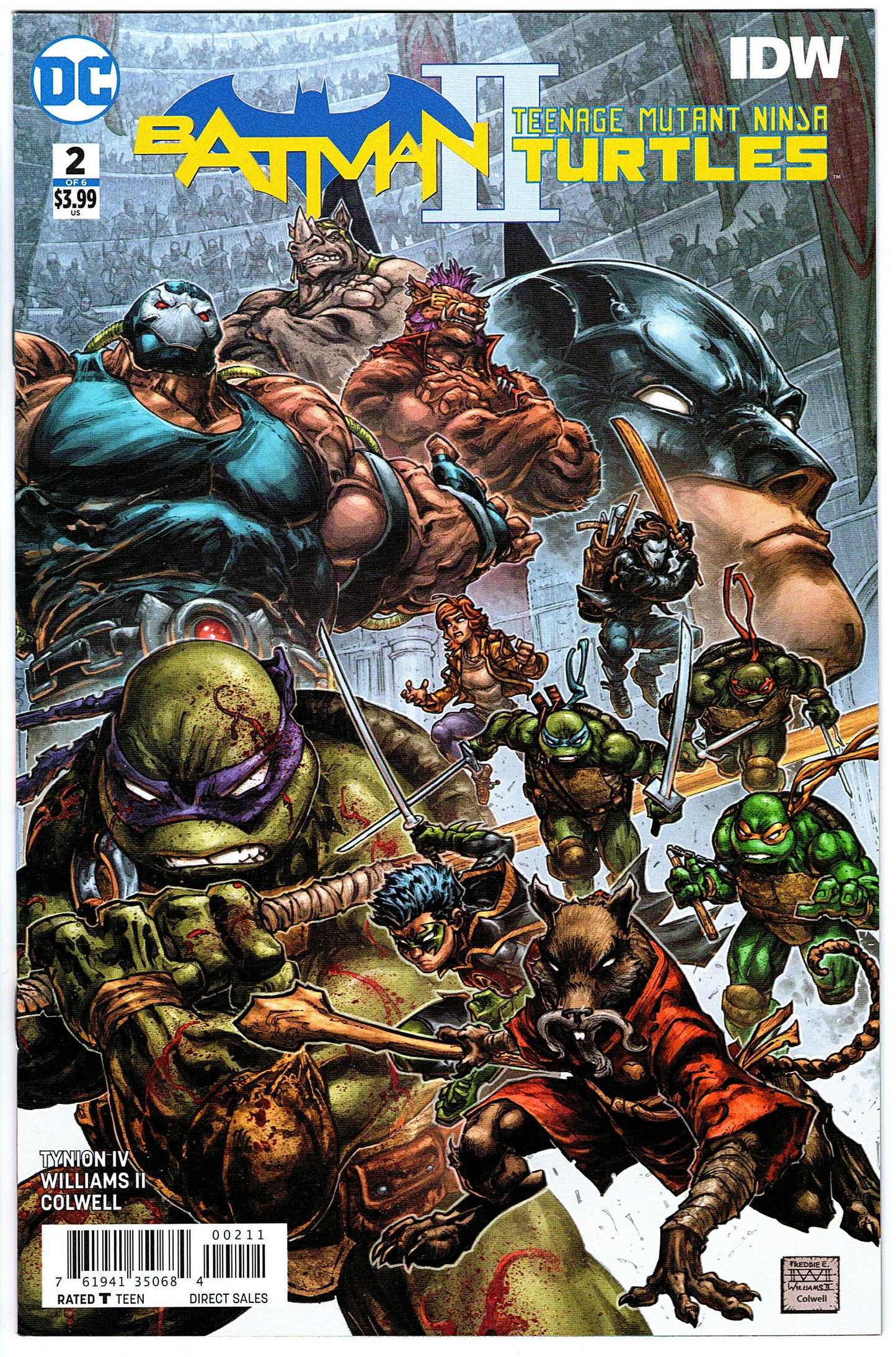 Batman Teenage Mutant Ninja Turtles II #2