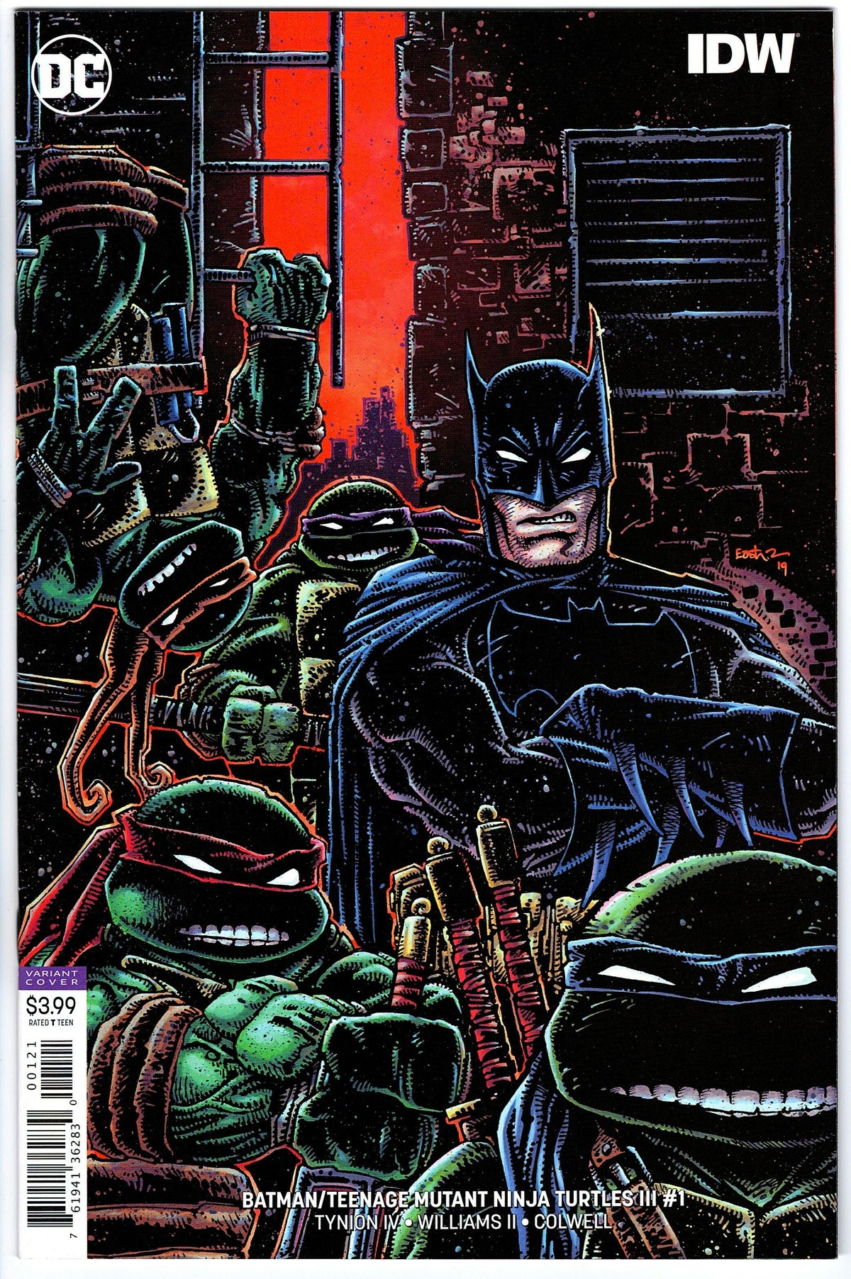 Batman Teenage Mutant Ninja Turtles III #1 Cover B