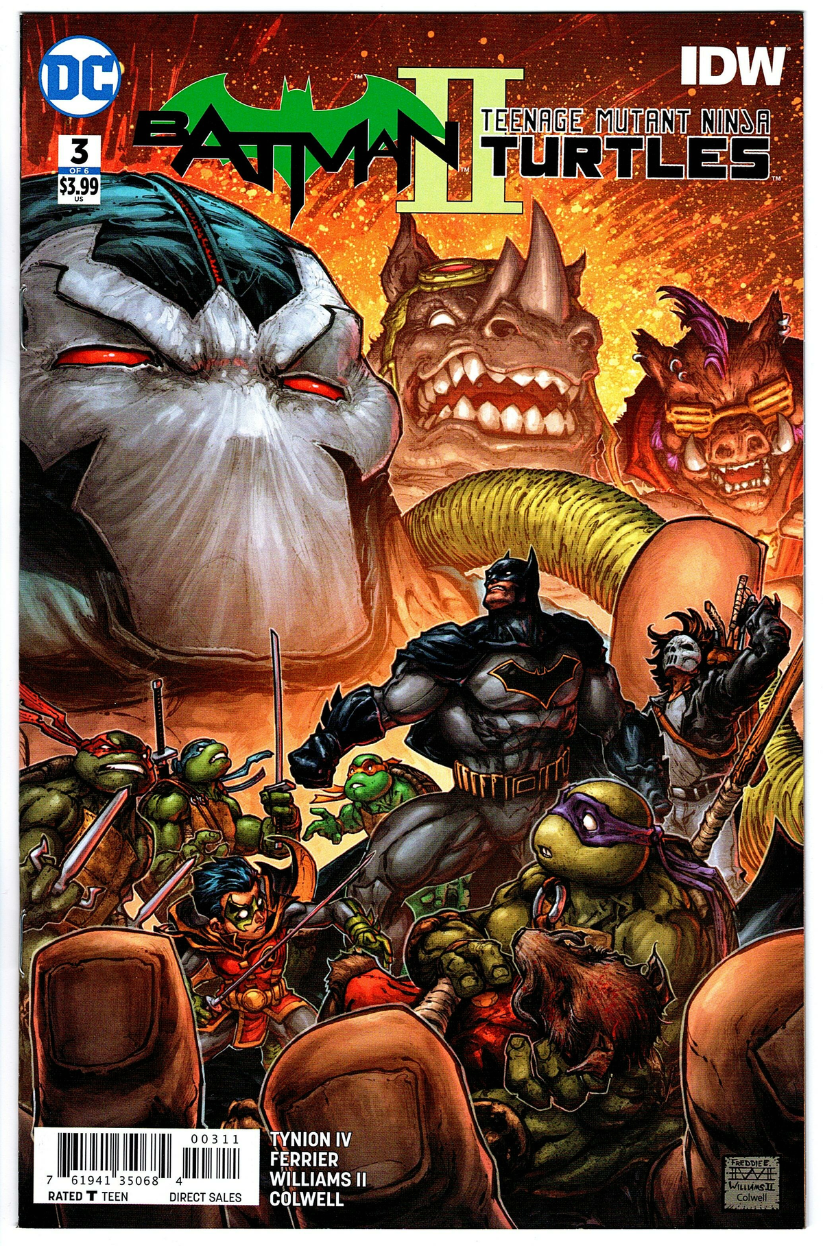 Batman Teenage Mutant Ninja Turtles II #3