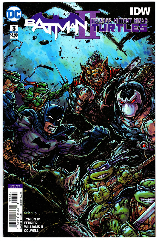 Batman Teenage Mutant Ninja Turtles II #3 Cover B