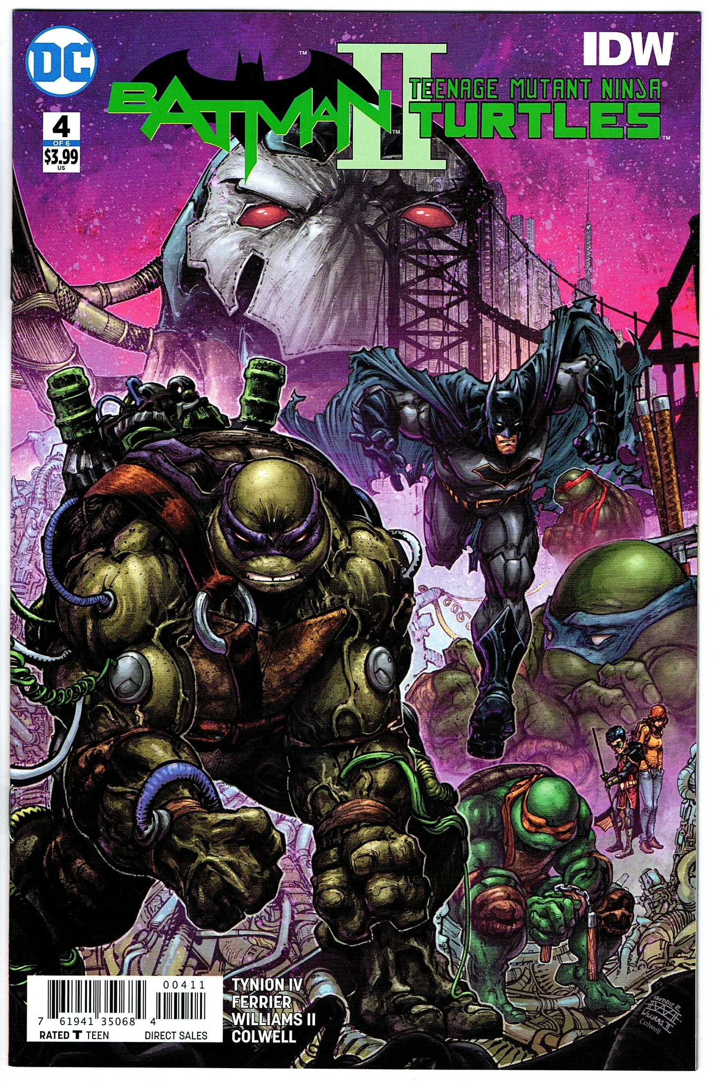 Batman Teenage Mutant Ninja Turtles II #4