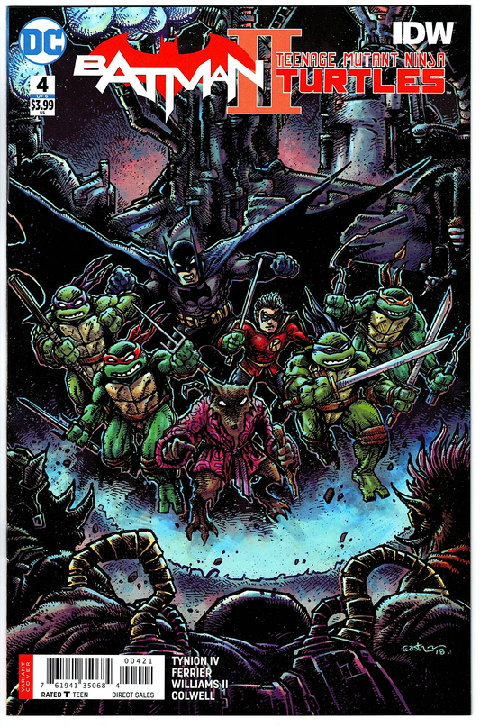 Batman Teenage Mutant Ninja Turtles II #4 Cover B