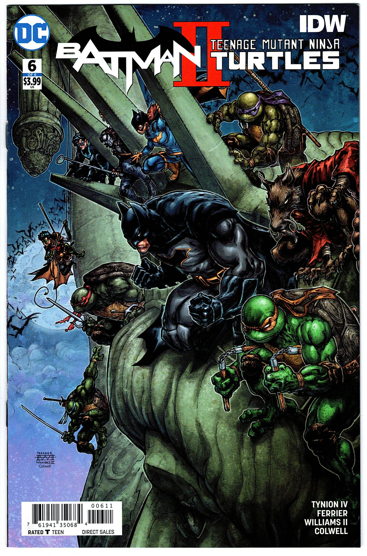 Batman Teenage Mutant Ninja Turtles II #6