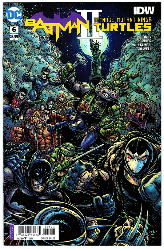 Batman Teenage Mutant Ninja Turtles II #6 Cover B