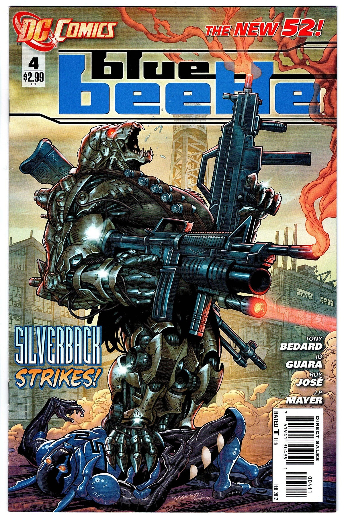 Blue Beetle #4 - (2011 Series)