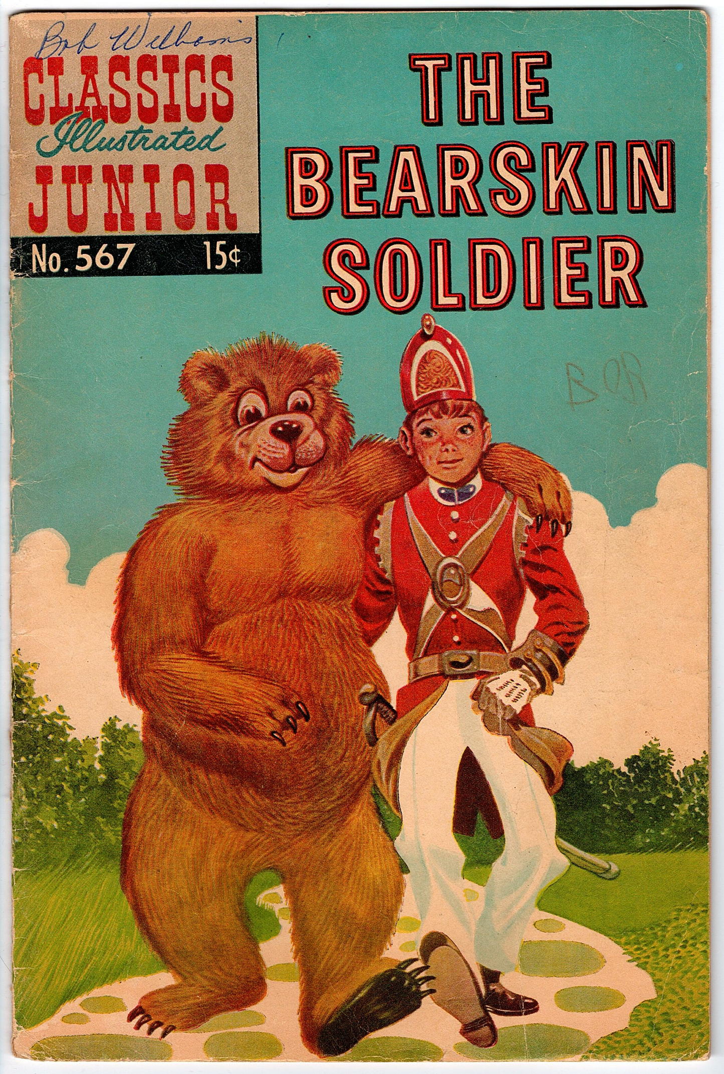 Classics Illustrated Junior #567 - The Bearskin Soldier