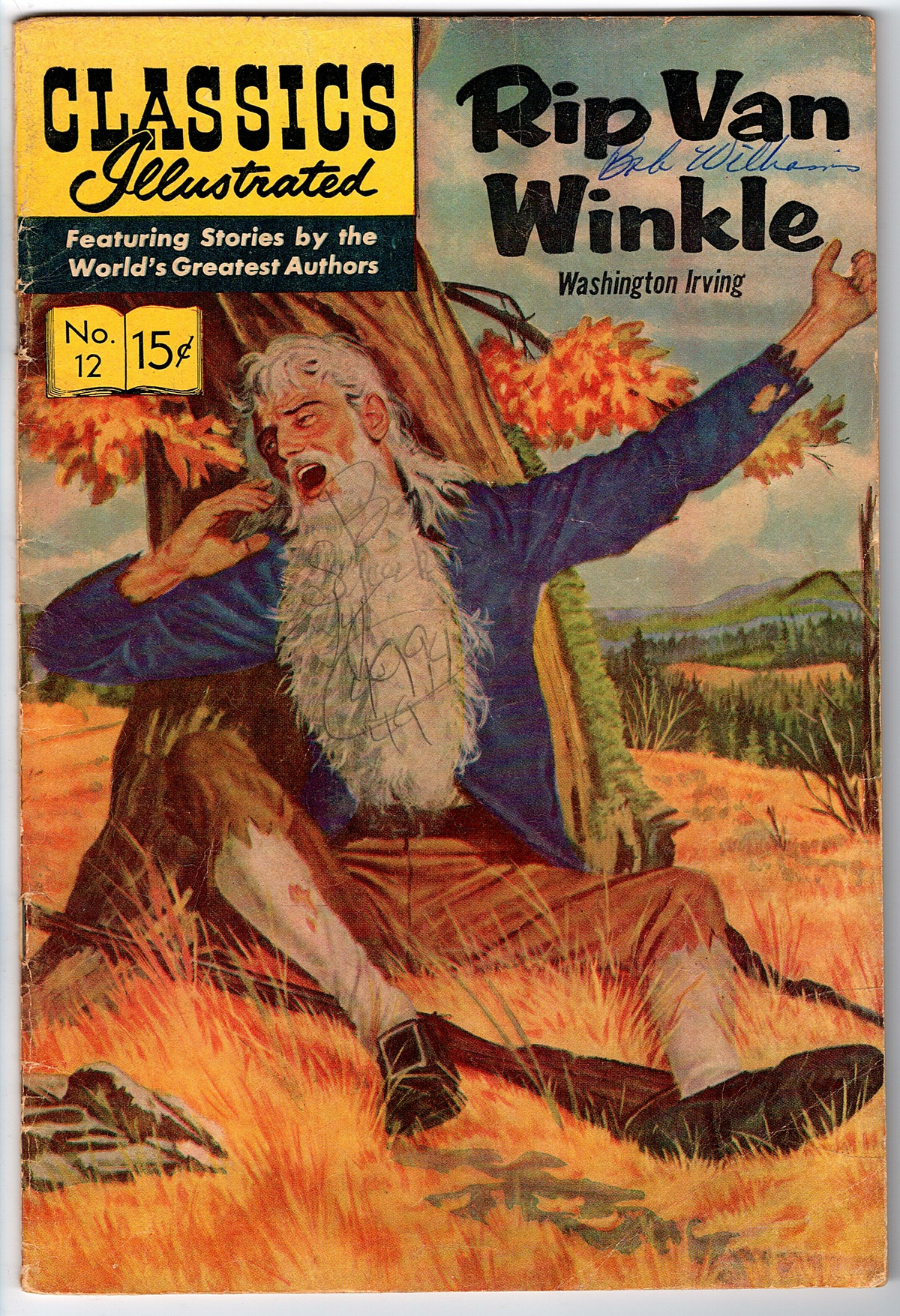 Classics Illustrated #12 - Rip Van Winkle -2