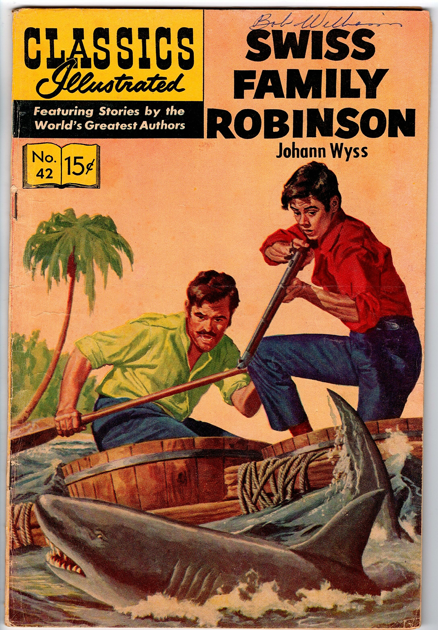 Classics Illustrated #42 - Swiss Family Robinson