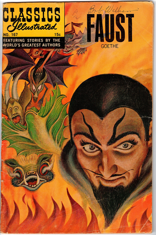 Classics Illustrated #167 - Faust (2nd printing)