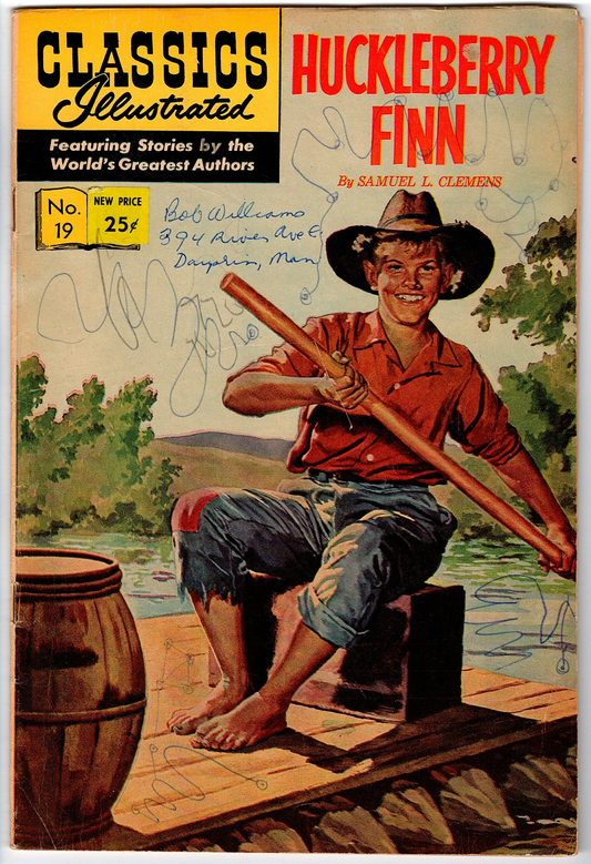 Classics Illustrated #19 - Huckleberry Finn