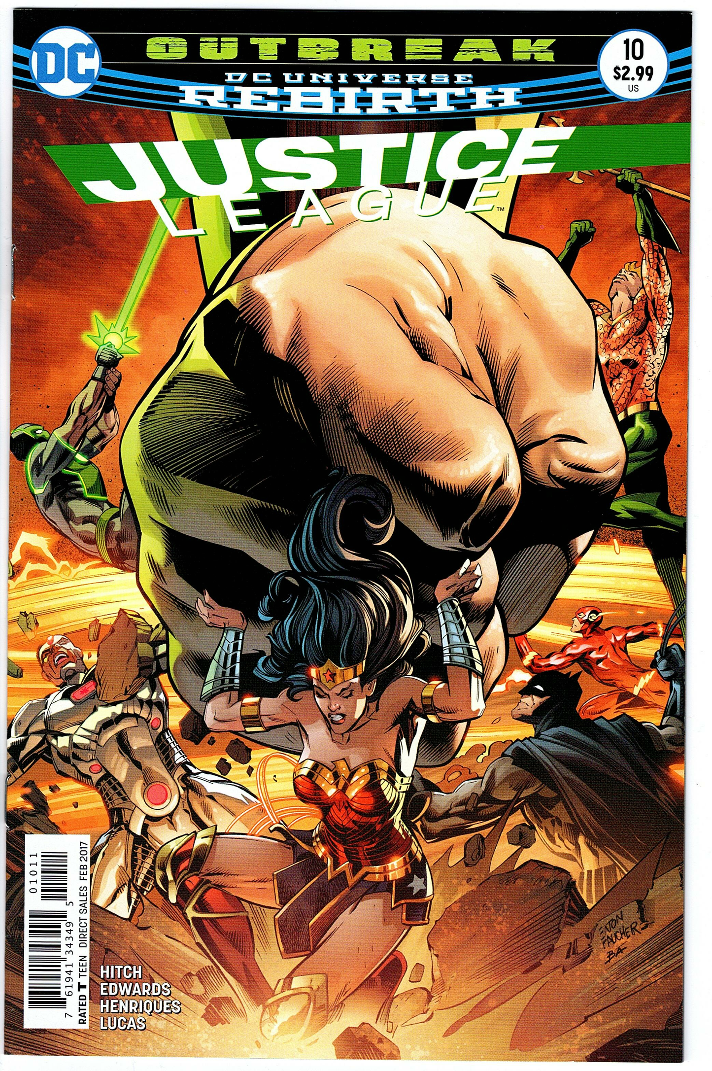 Justice League #10 (2016 series)