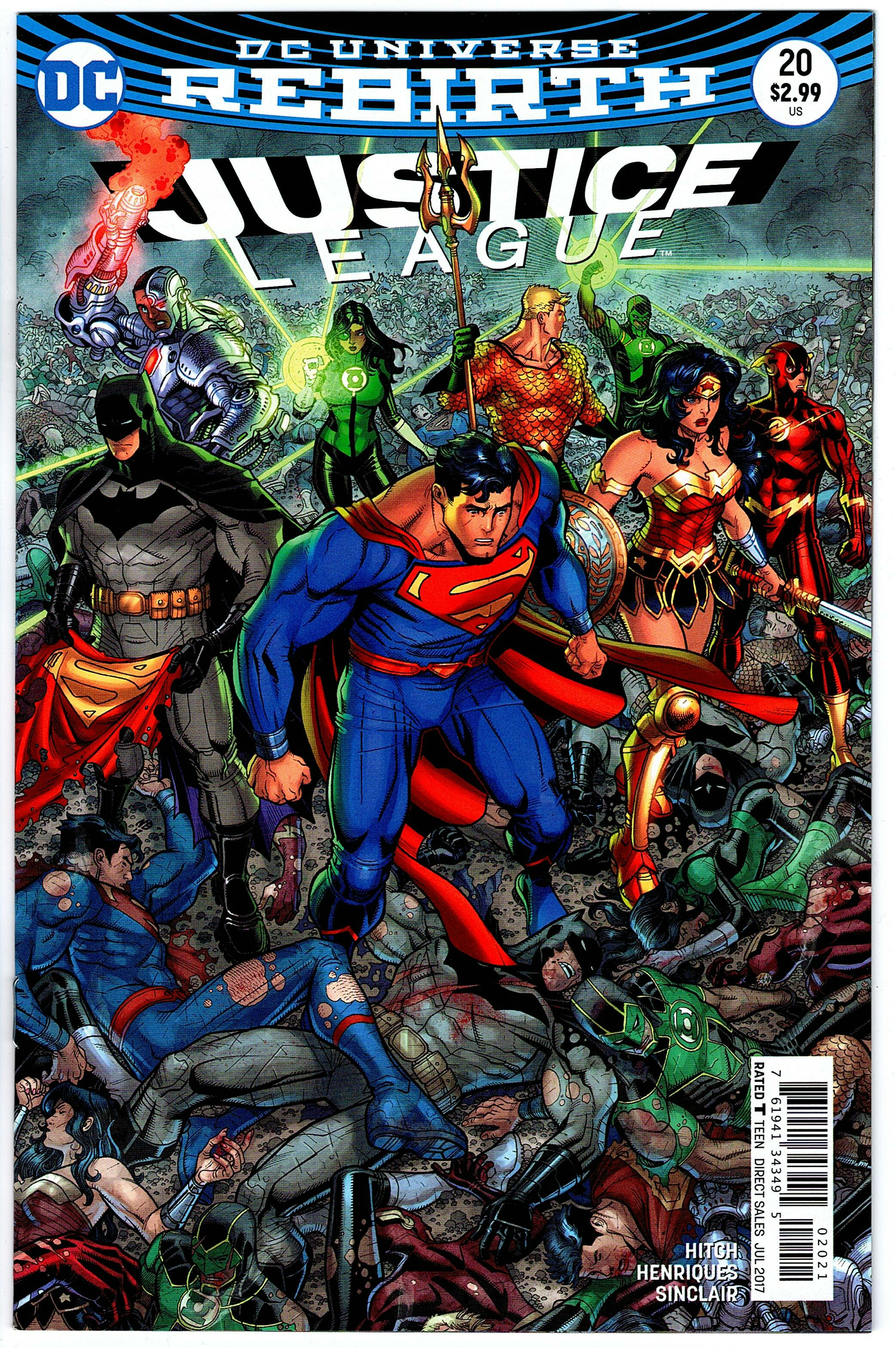 Justice League #20 (2016 series) - cover b