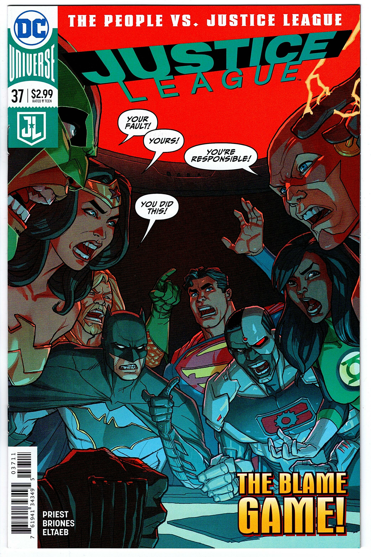 Justice League #37 (2016 series)