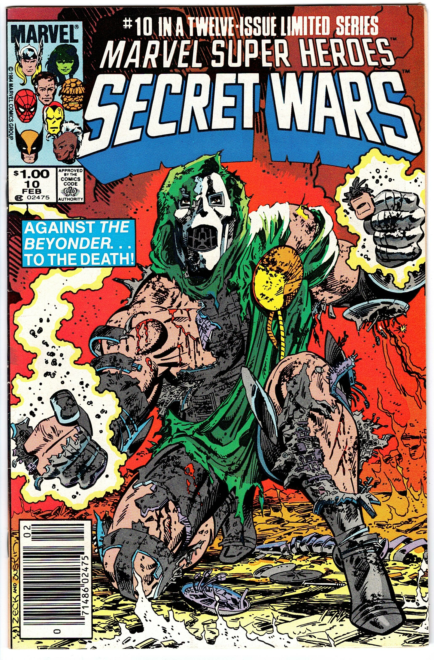 Marvel Super Heroes Secret Wars #10 CPV