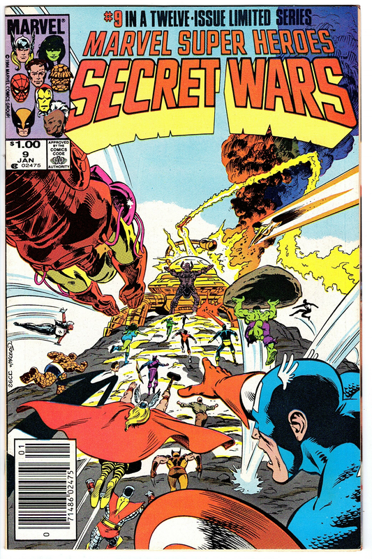 Marvel Super Heroes Secret Wars #9 CPV