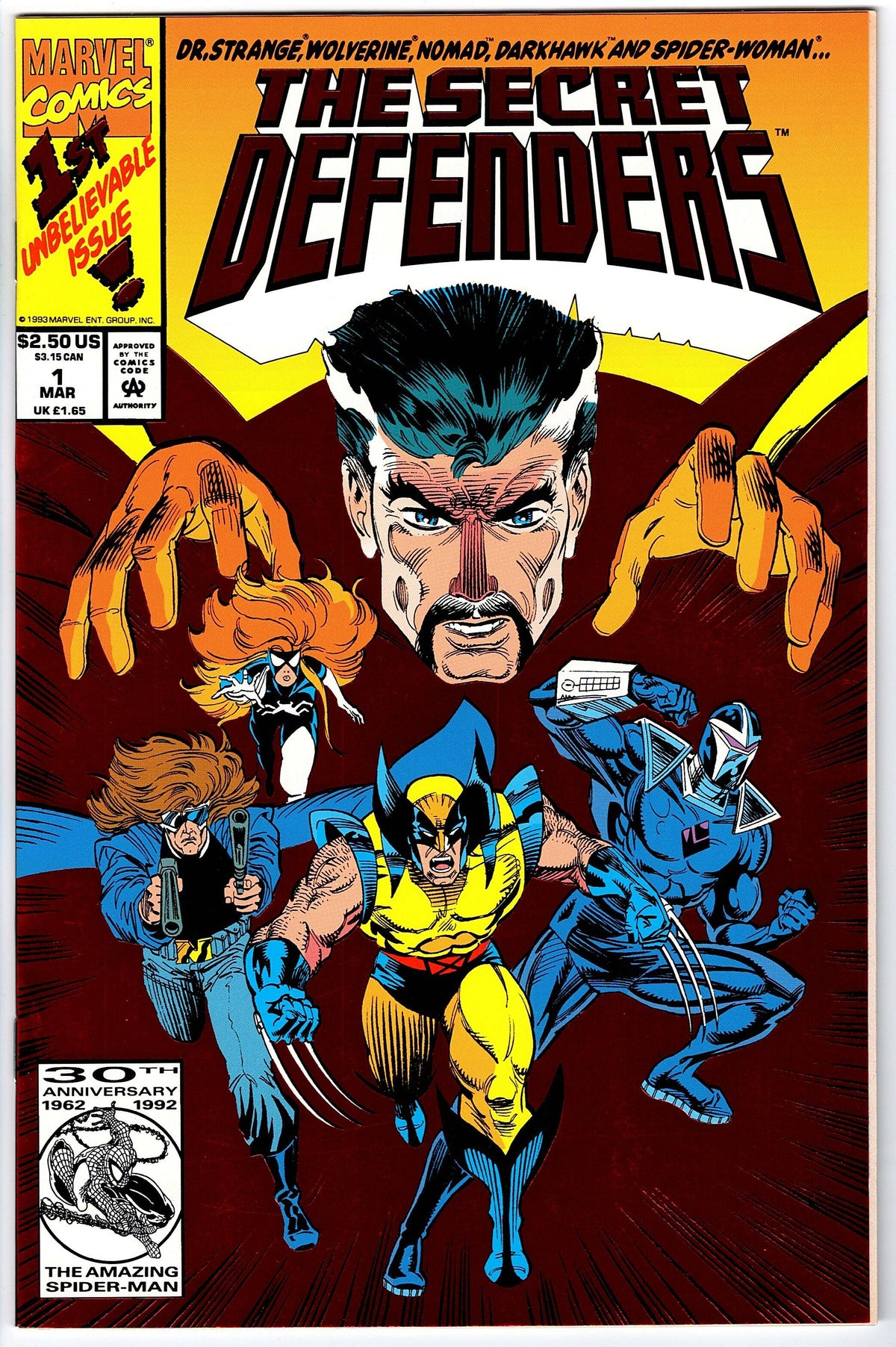Secret Defenders #1 (1993 Marvel Comics)