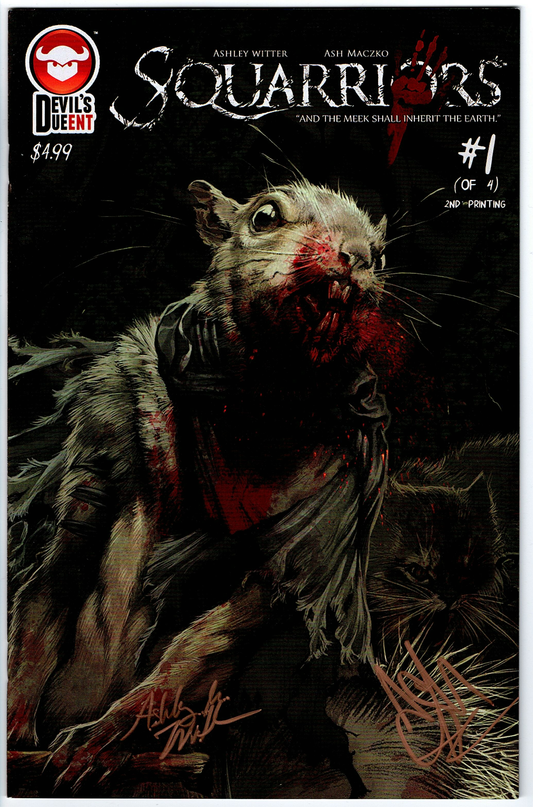 Squarriors #1 - 2nd printing (signed, no coa)