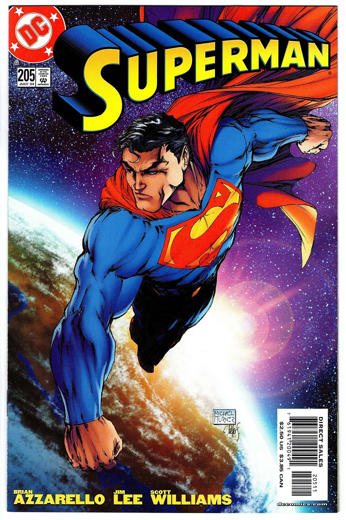 Superman #205 Cover B (2nd series)