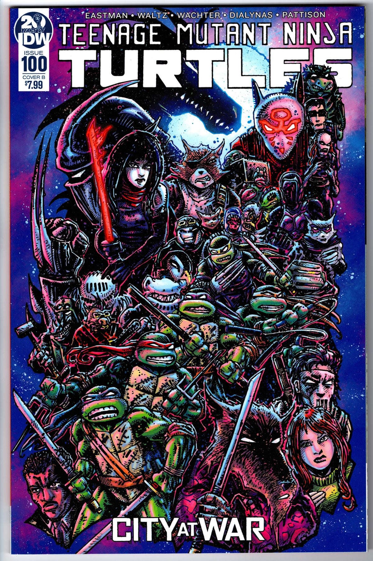 Teenage Mutant Ninja Turtles #100 Cover B (2011 series)