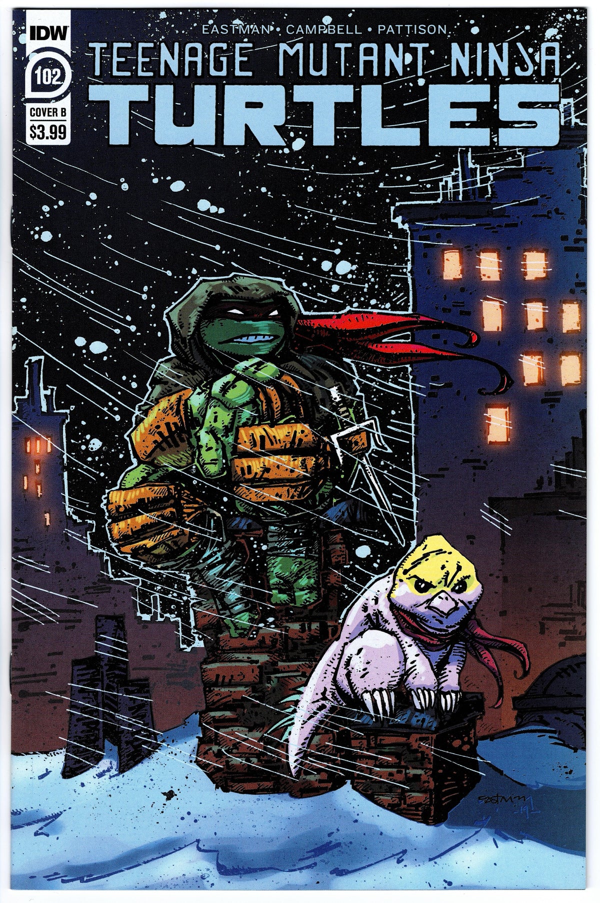 Teenage Mutant Ninja Turtles #102 Cover B (2011 series)