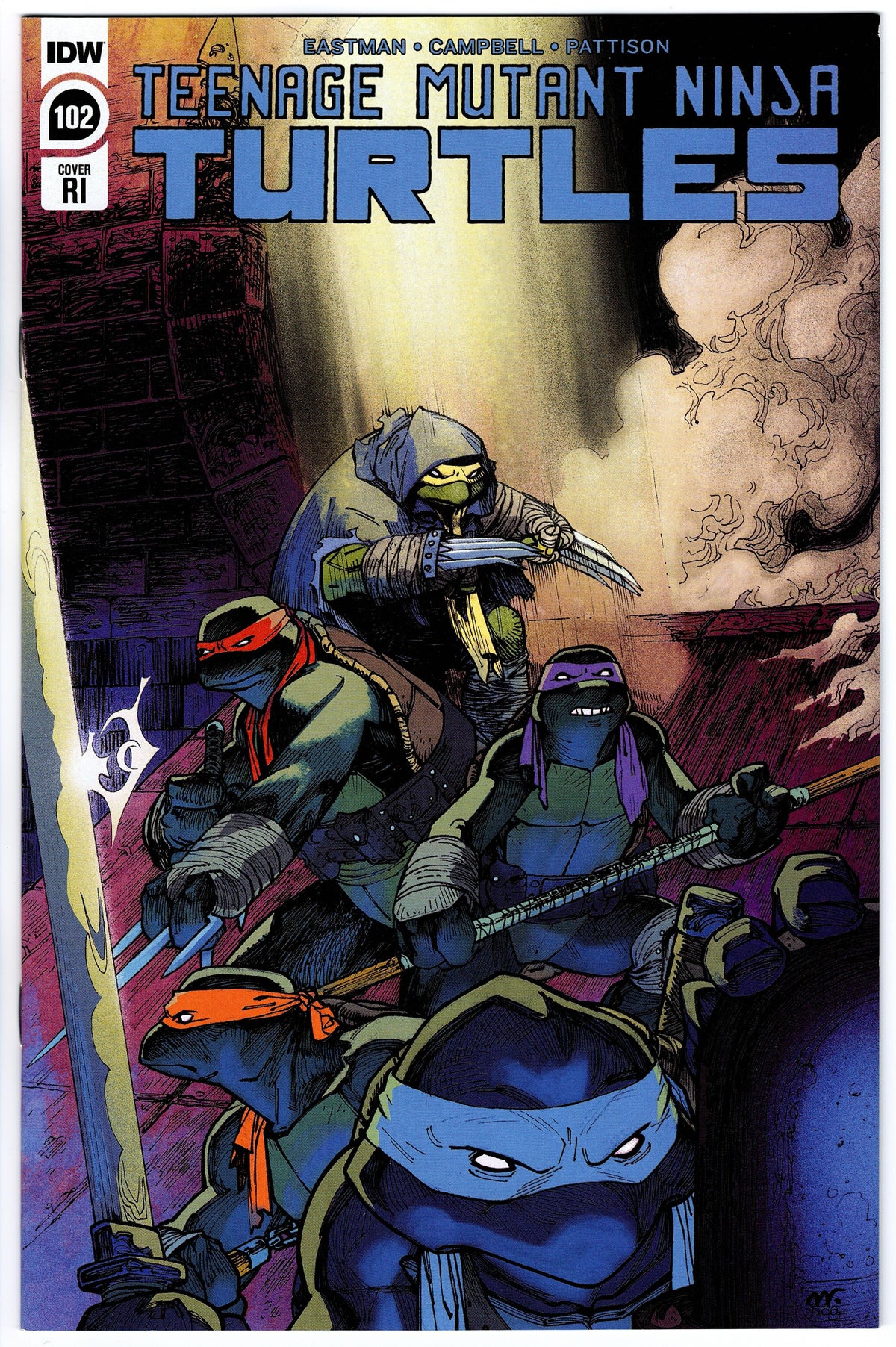 Teenage Mutant Ninja Turtles #102 RI Cover (2011 series)