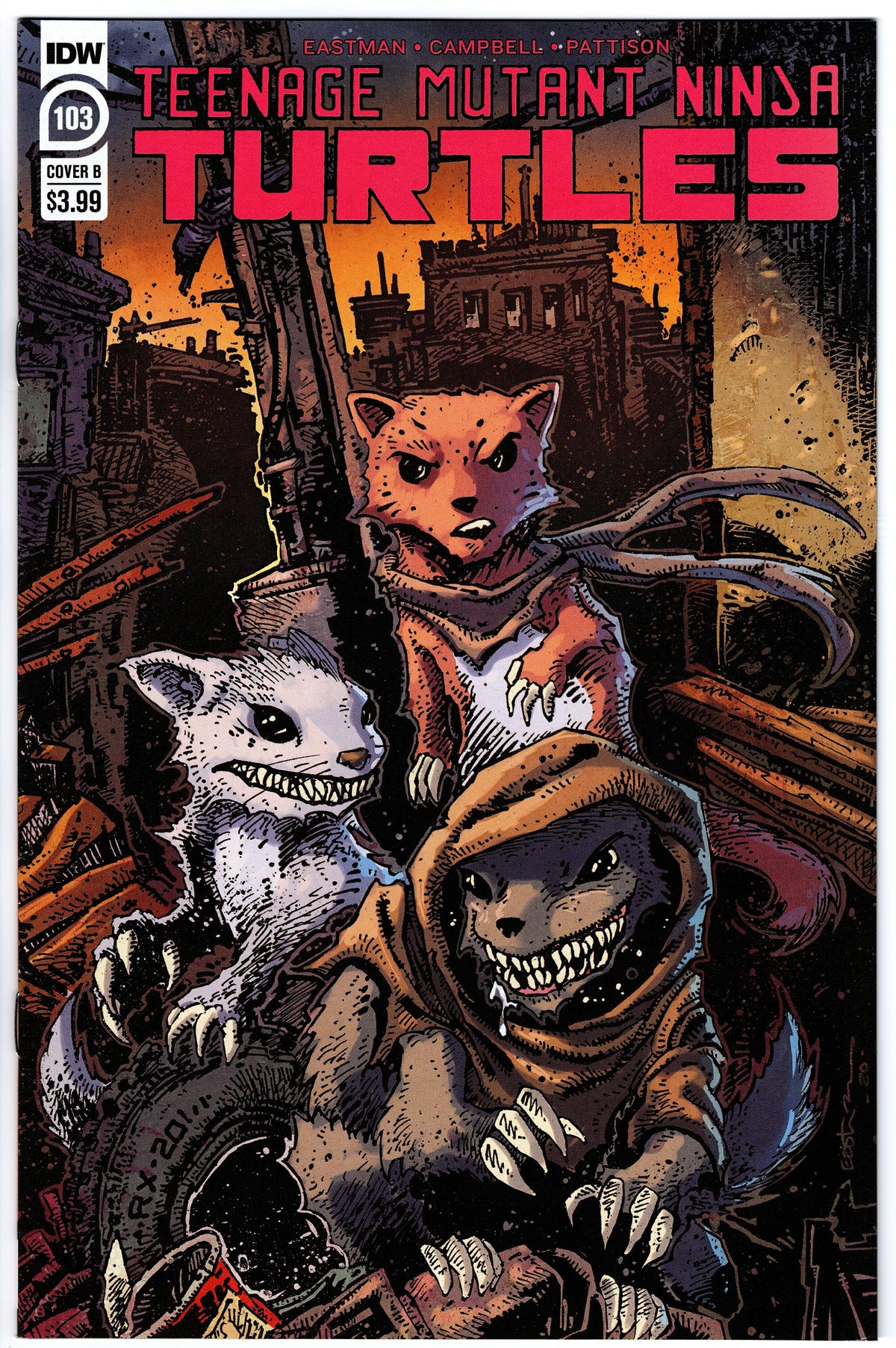 Teenage Mutant Ninja Turtles #103 Cover B (2011 series)