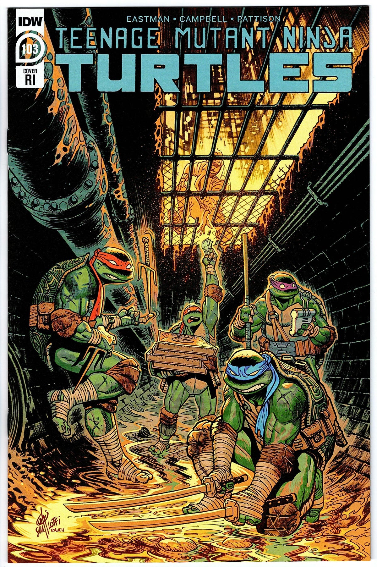 Teenage Mutant Ninja Turtles #103 RI Cover (2011 series)