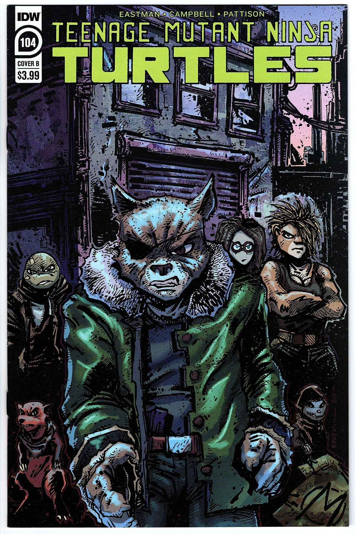 Teenage Mutant Ninja Turtles #104 Cover B (2011 series)